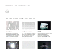 Tablet Screenshot of momokonoguchi.com